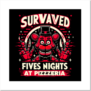 I Survived Five Nights at Freddy's Pizzeria Posters and Art